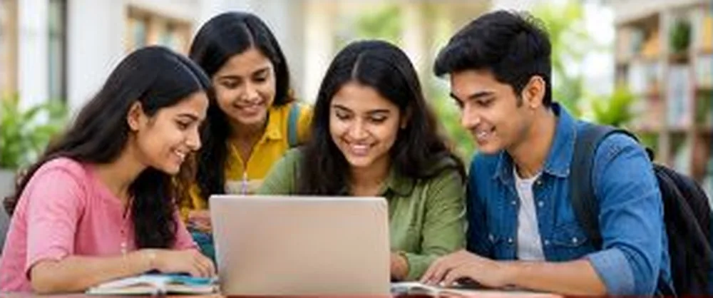 Students planning their future together